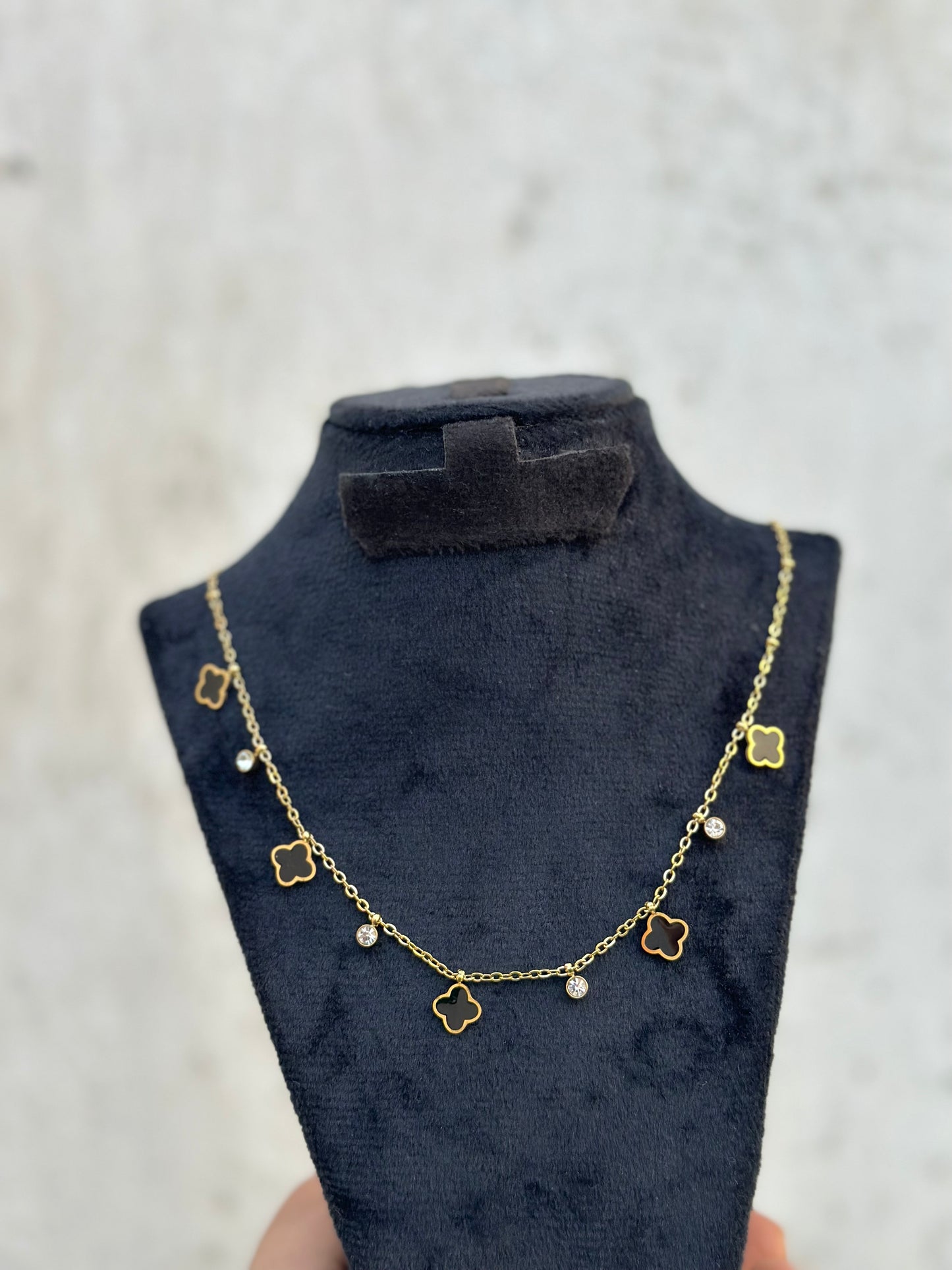 Milsia Black Charms Necklace