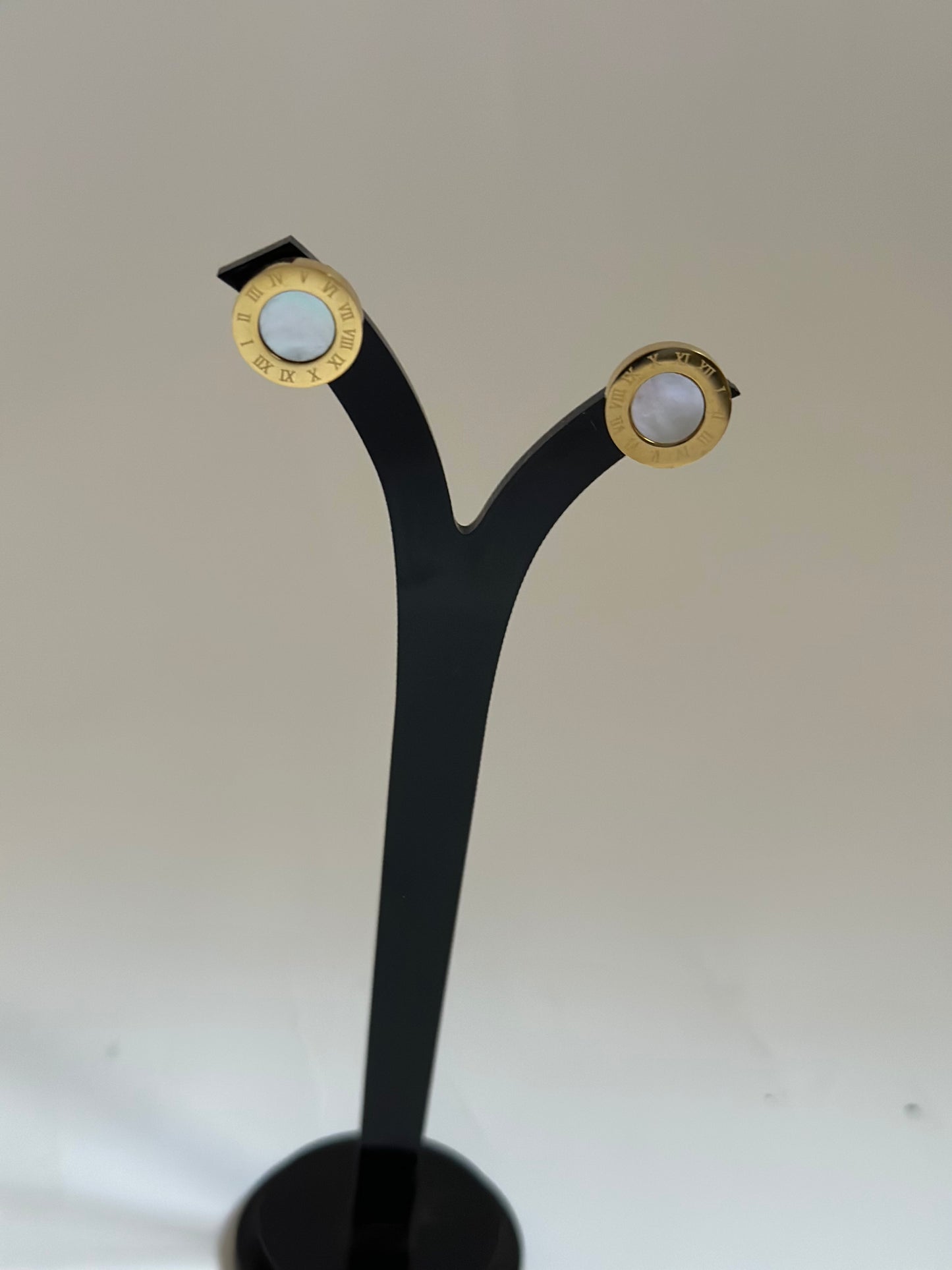 White Bavlgari Earrings