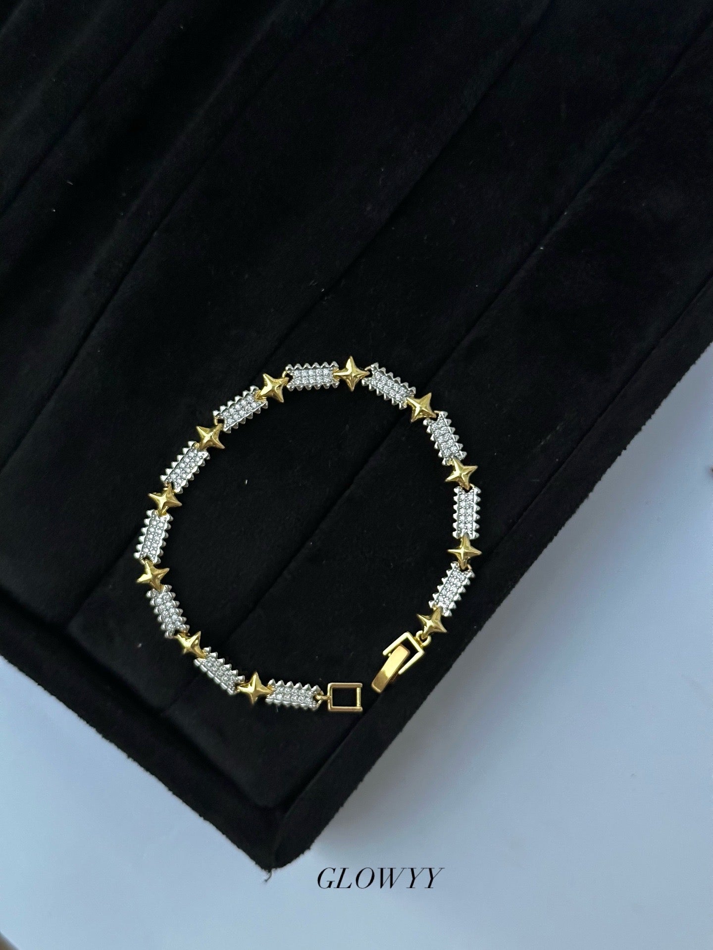 Shootingstar silver X Gold Bracelet