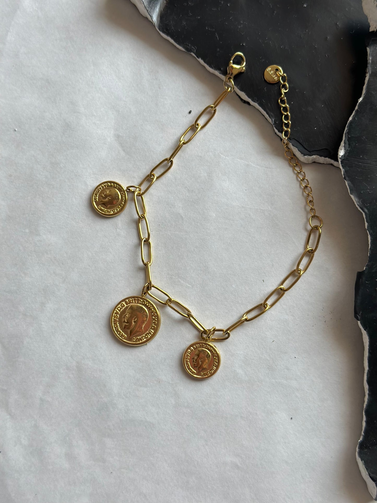 Trio Coins Bracelet