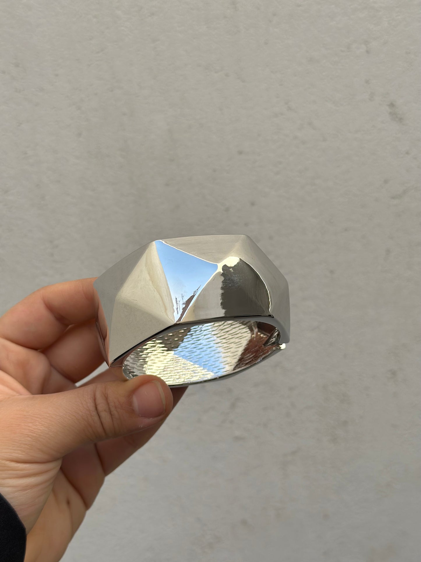 Argola Silver Bangle