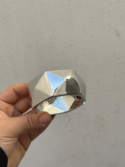 Argola Silver Bangle