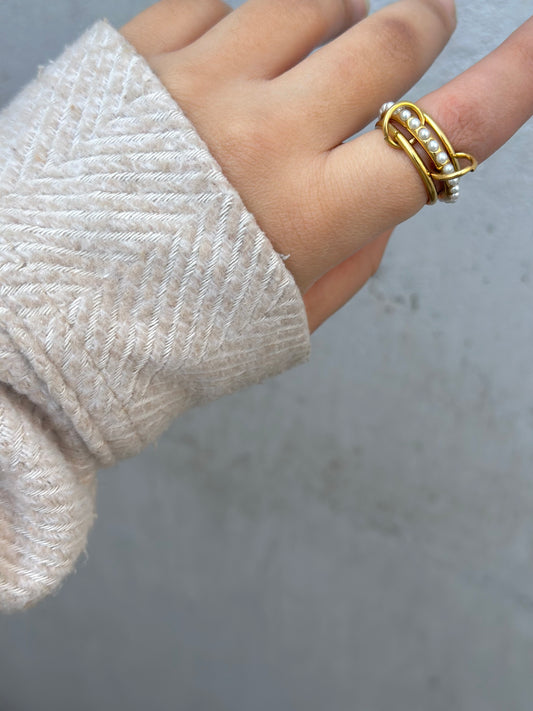 Pearl Stack Ring