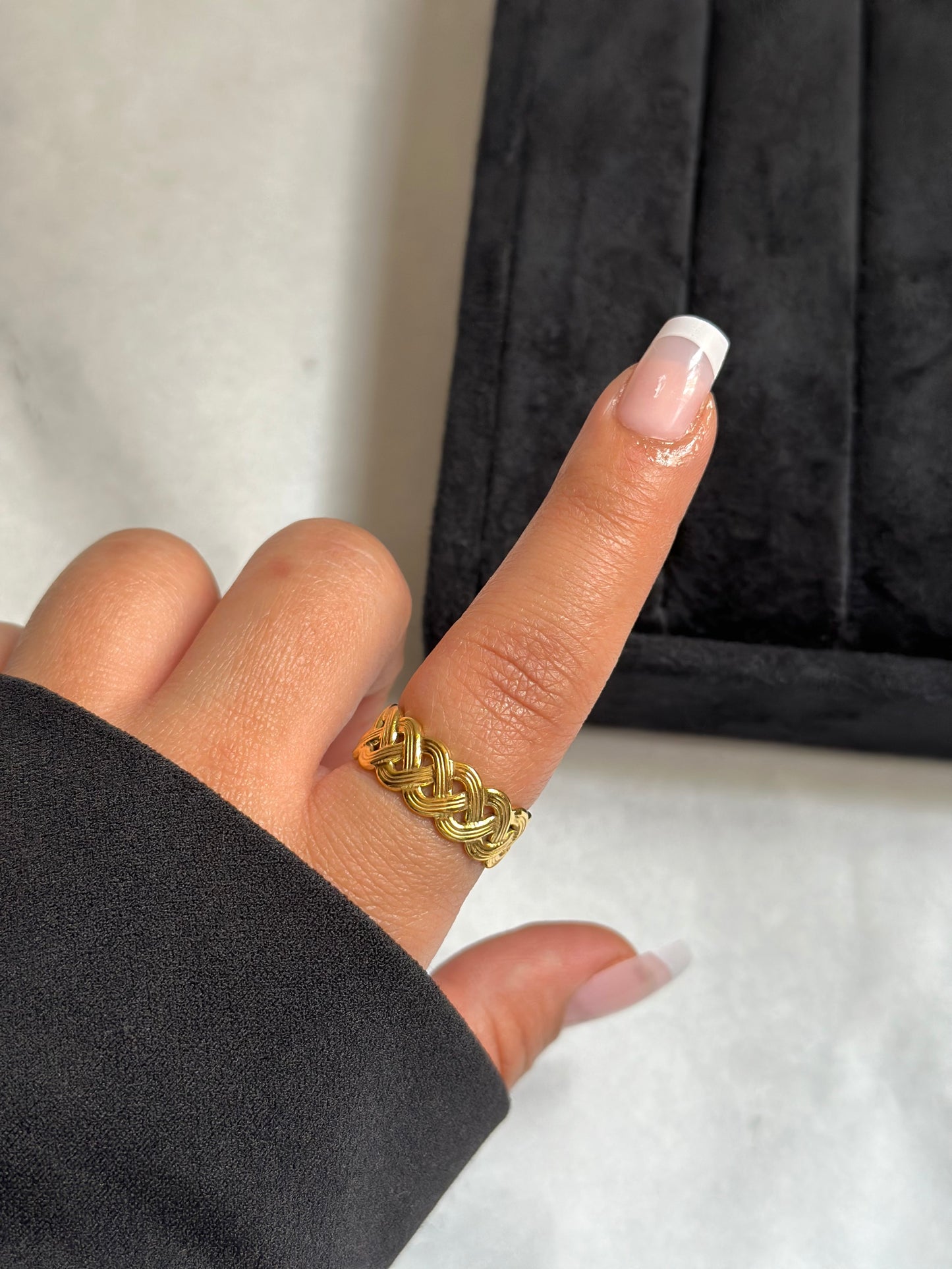 Braided Gold Ring