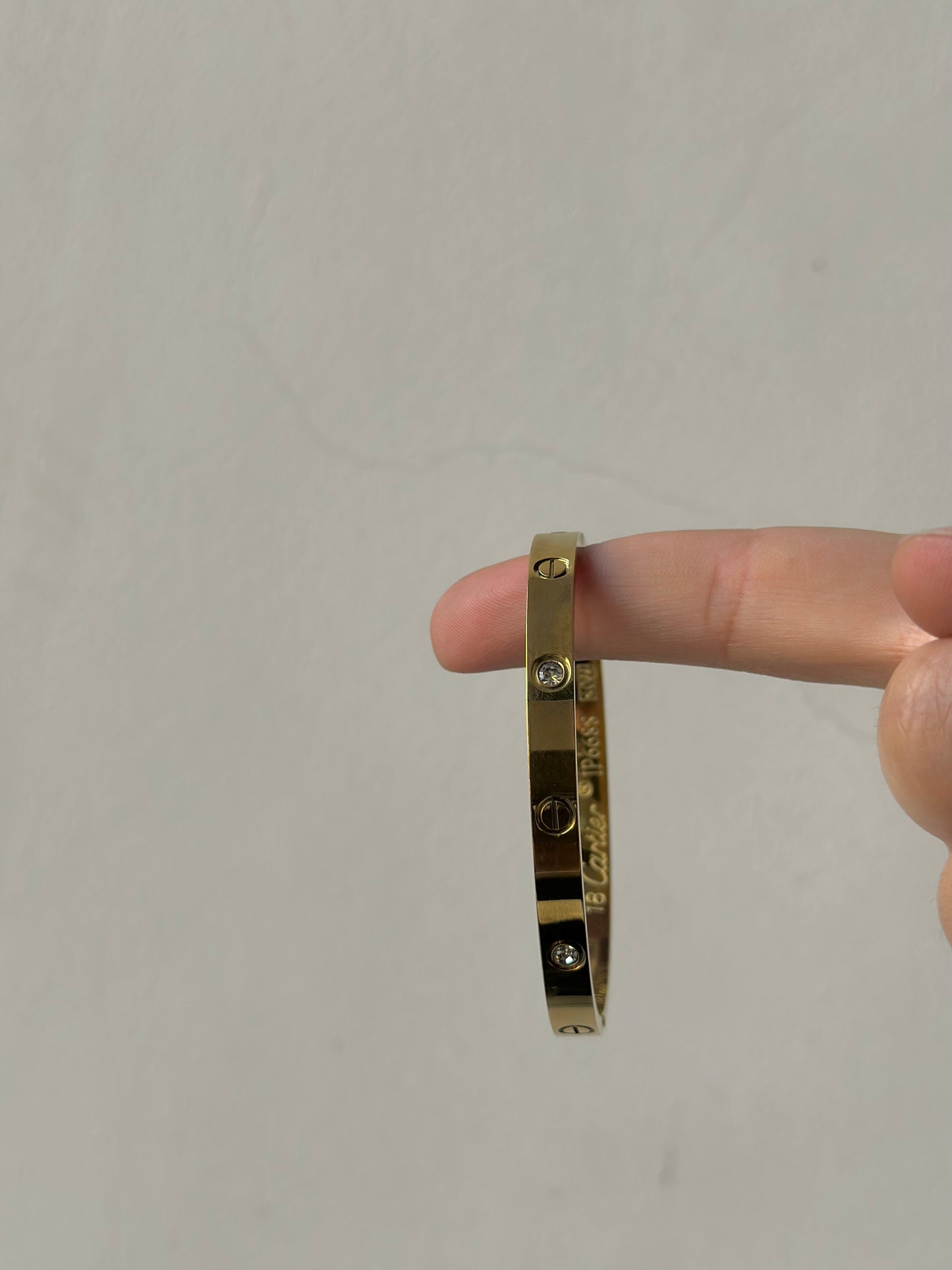 Gold Cartier Love Bracelet