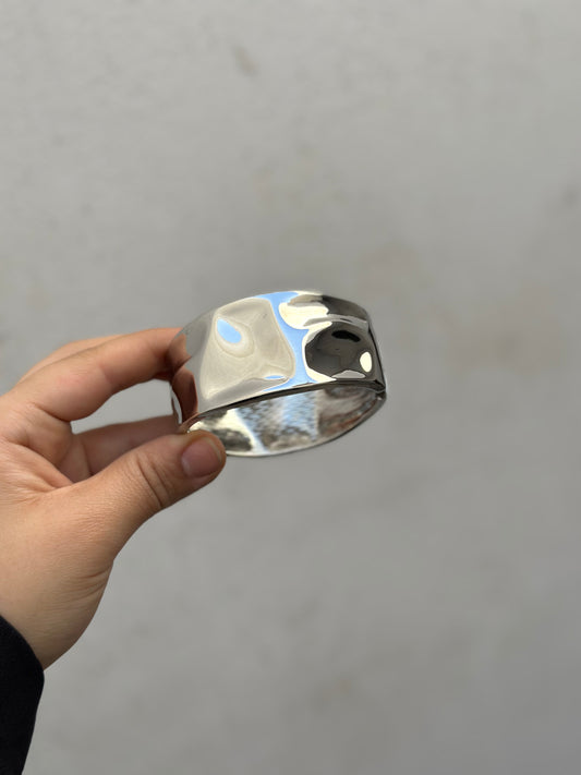 Bubble Silver Bangle