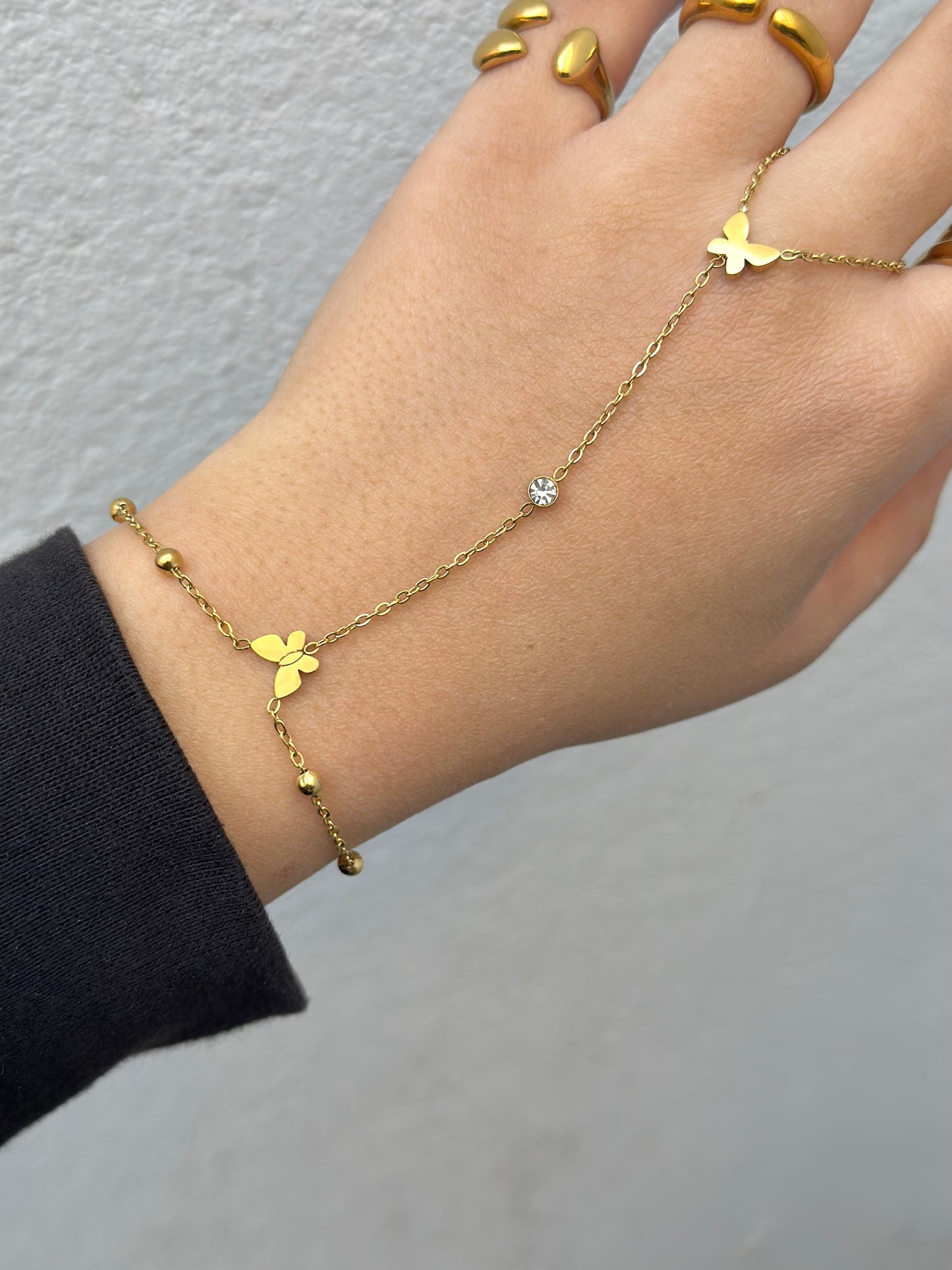 Tiny Butterfly Handchain