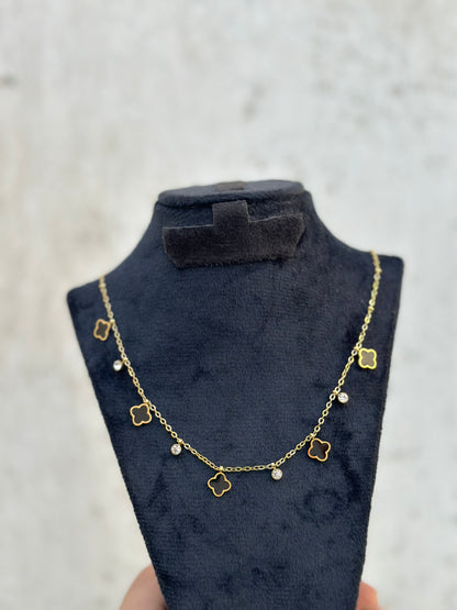 Milsia Black Charms Necklace