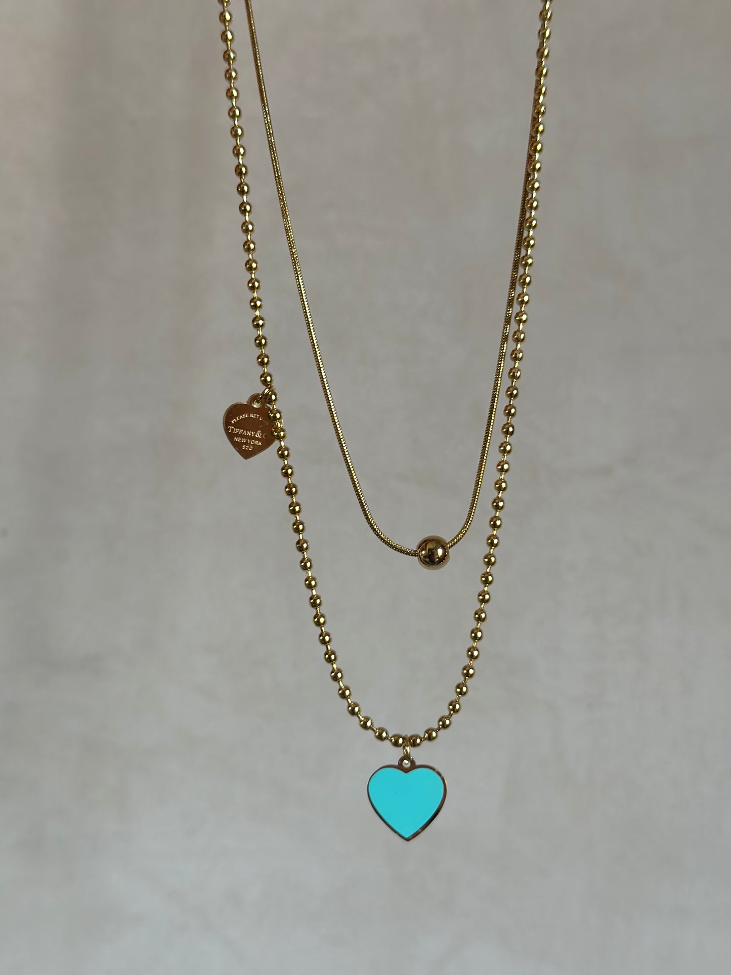 Tiffany & Co. Two layers necklaces