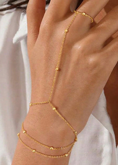 Triple Gold Ball Hand chain