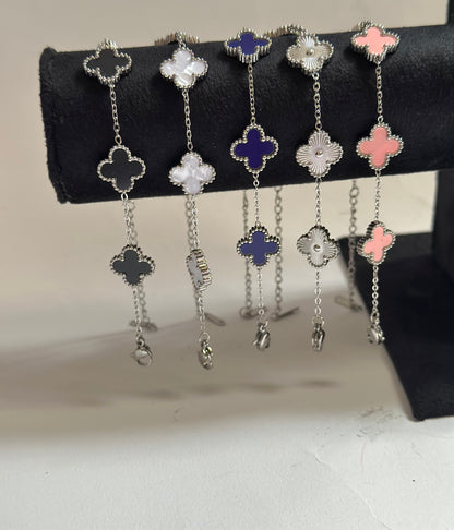 Silver Vancleef Bracelets