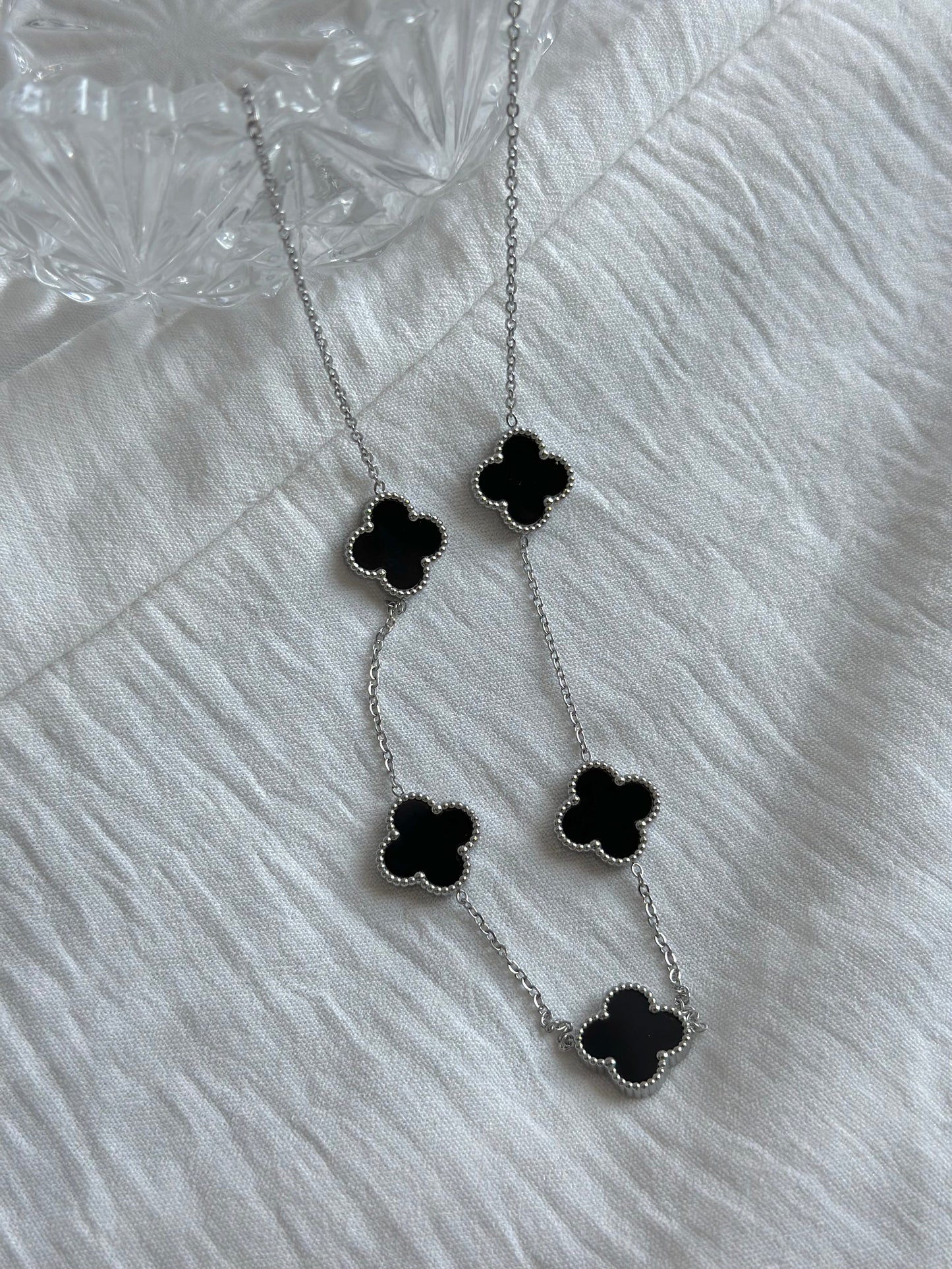 Silver Vancleef Necklace