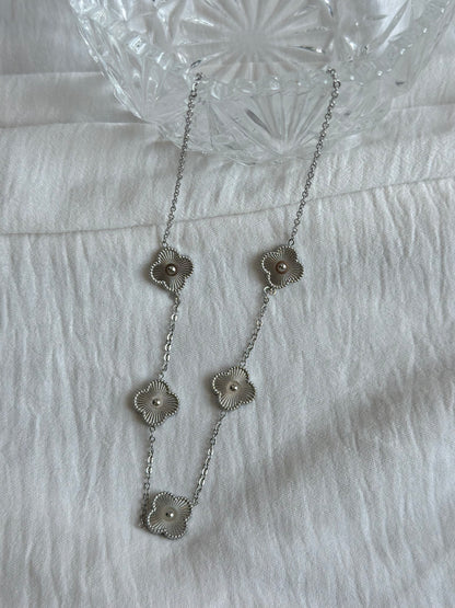Silver Vancleef Necklace
