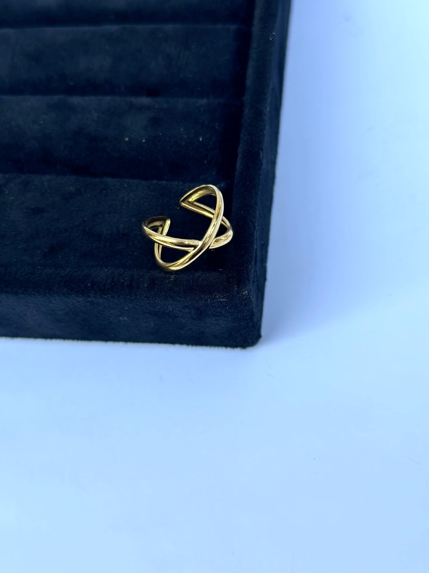 Cross Gold Ring