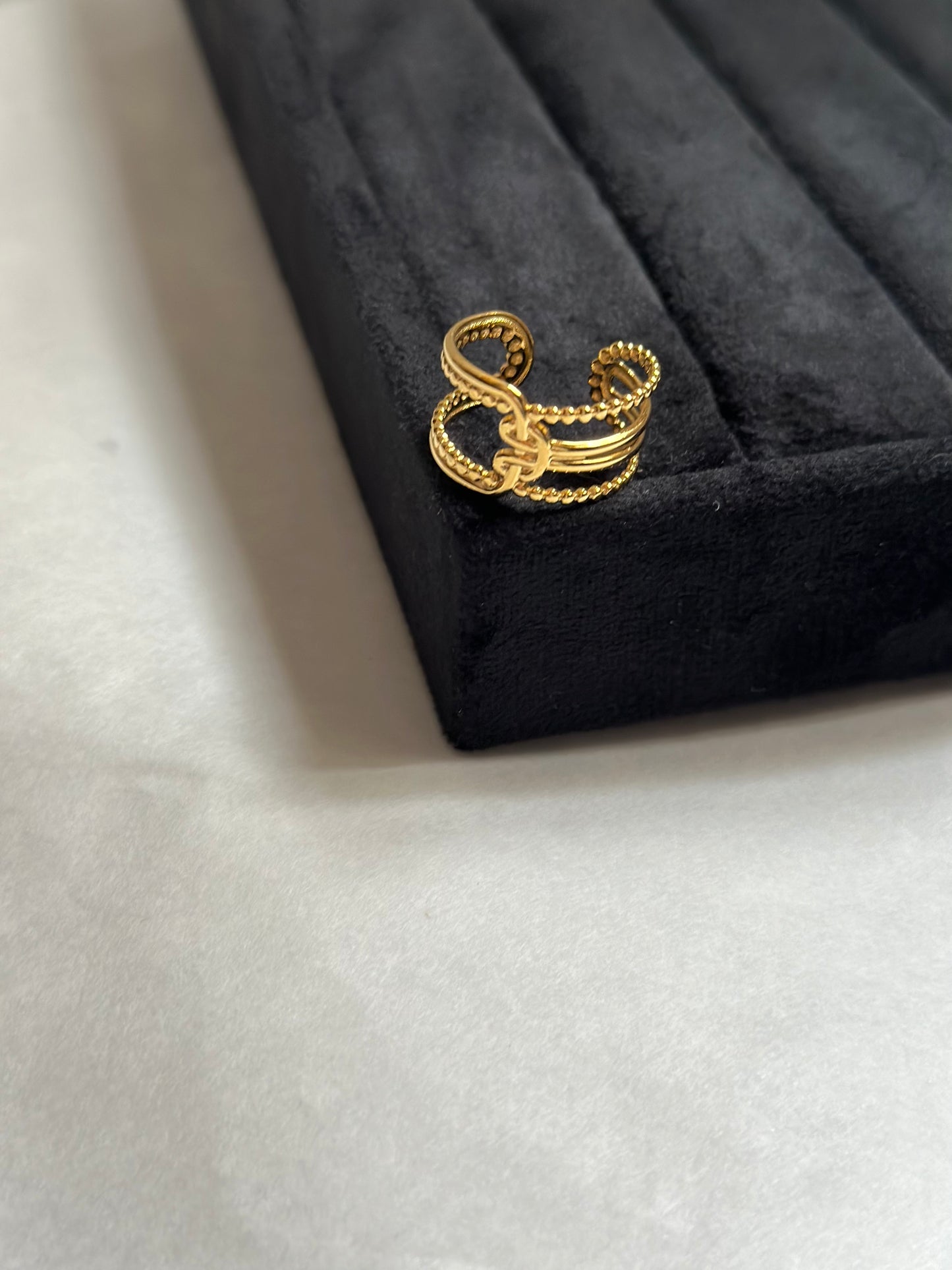 Connected Gold Ring