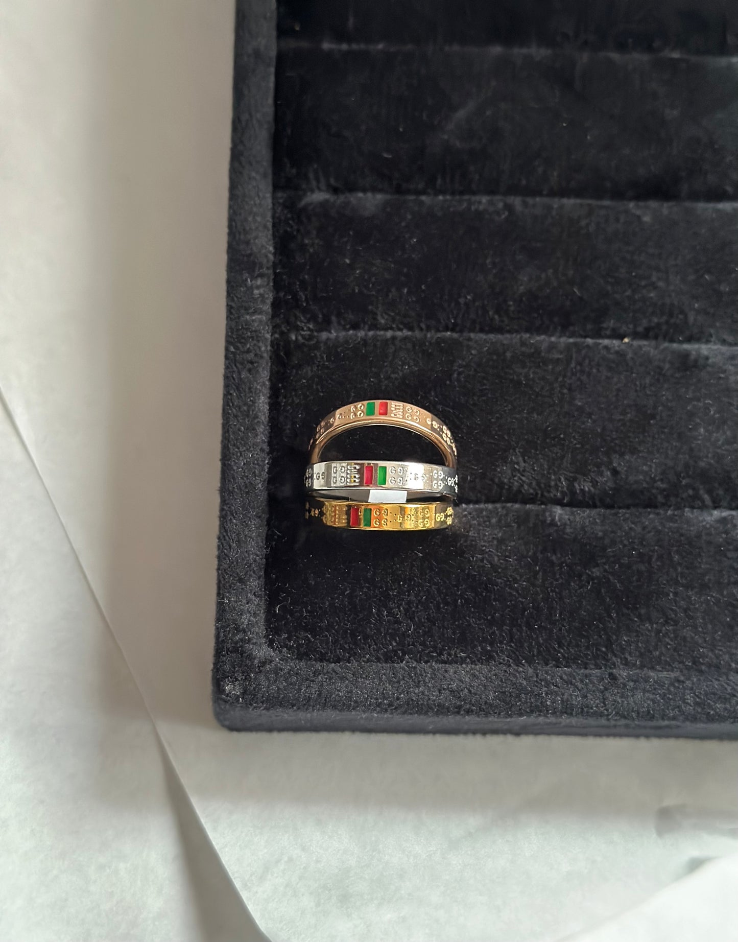 Triple Gucci Ring