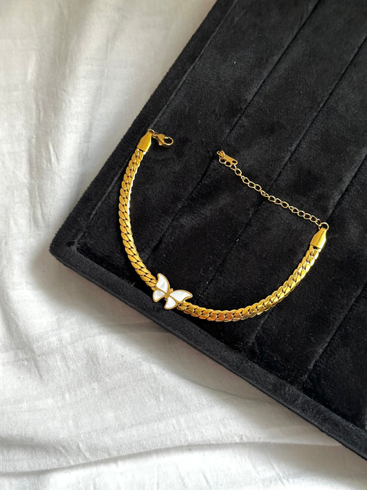Snake X butterfly Bracelet