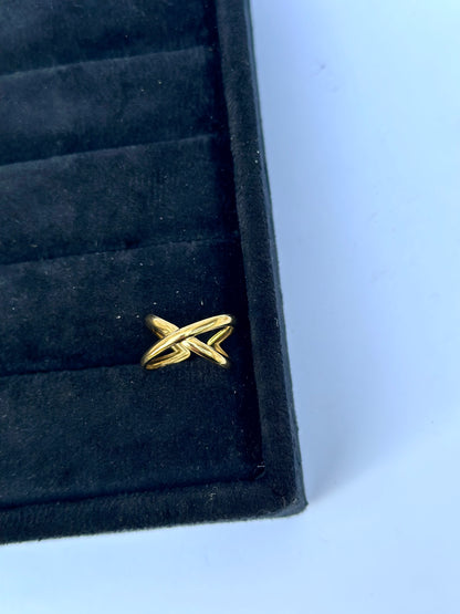 Cross Gold Ring