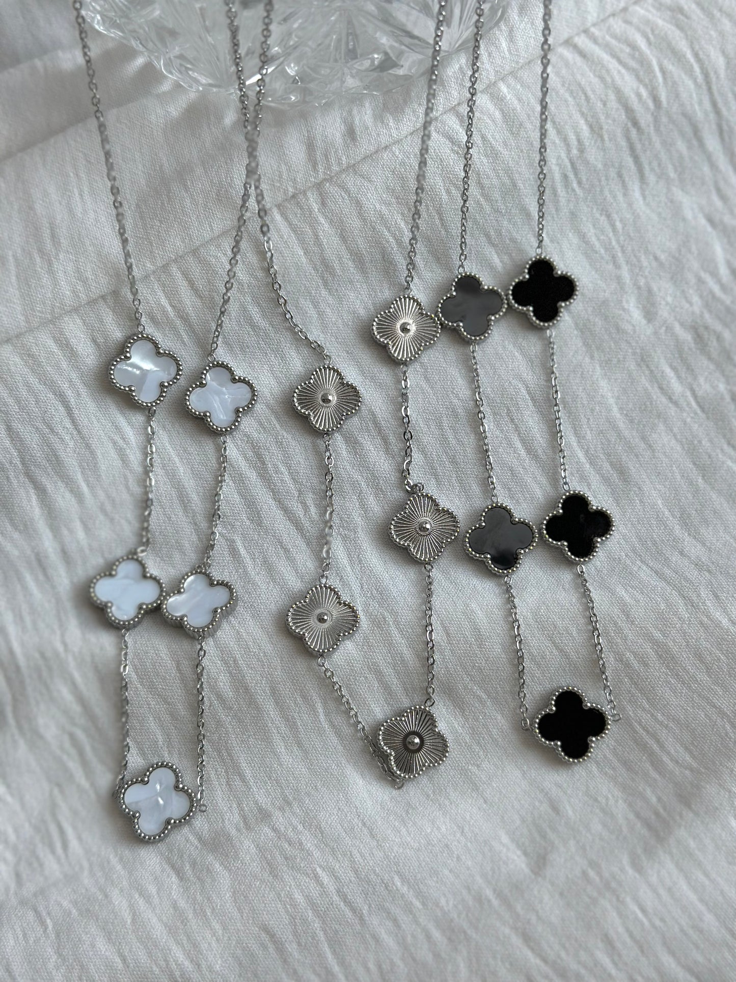 Silver Vancleef Necklace