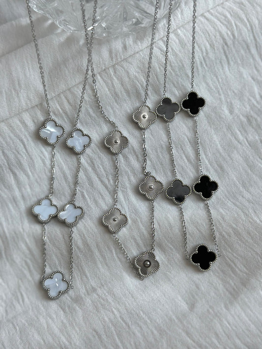 Silver Vancleef Necklace