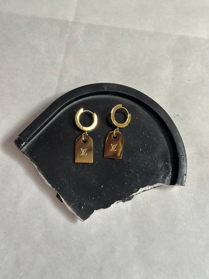 Double sided LV earrings