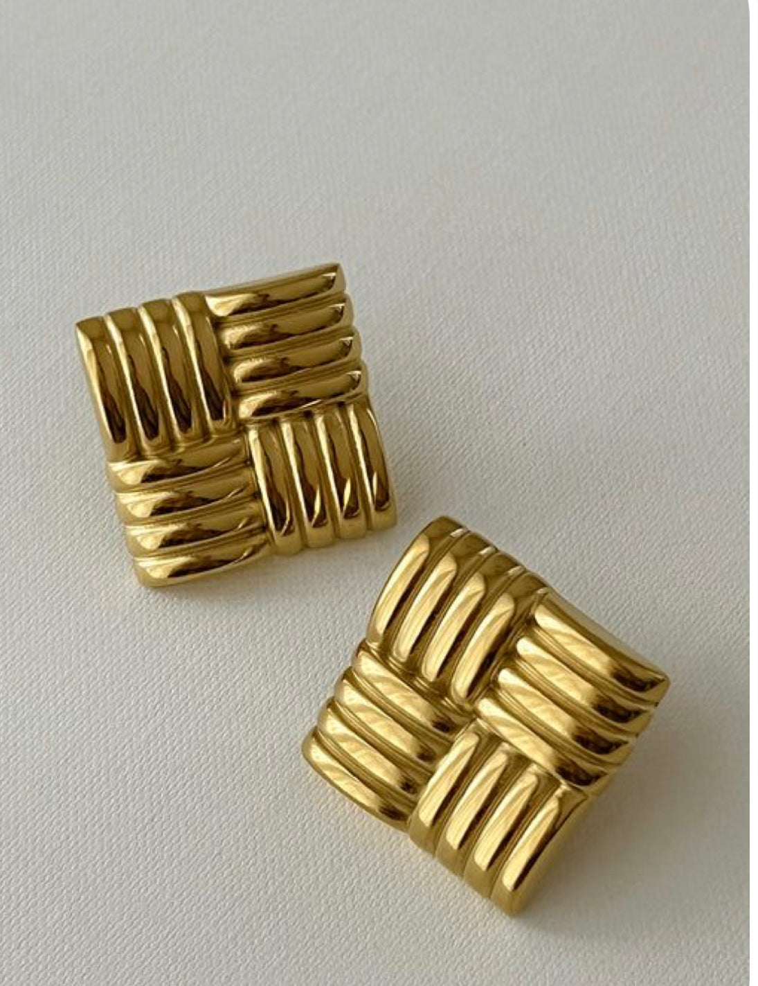 Boxy Zigzag Earrings