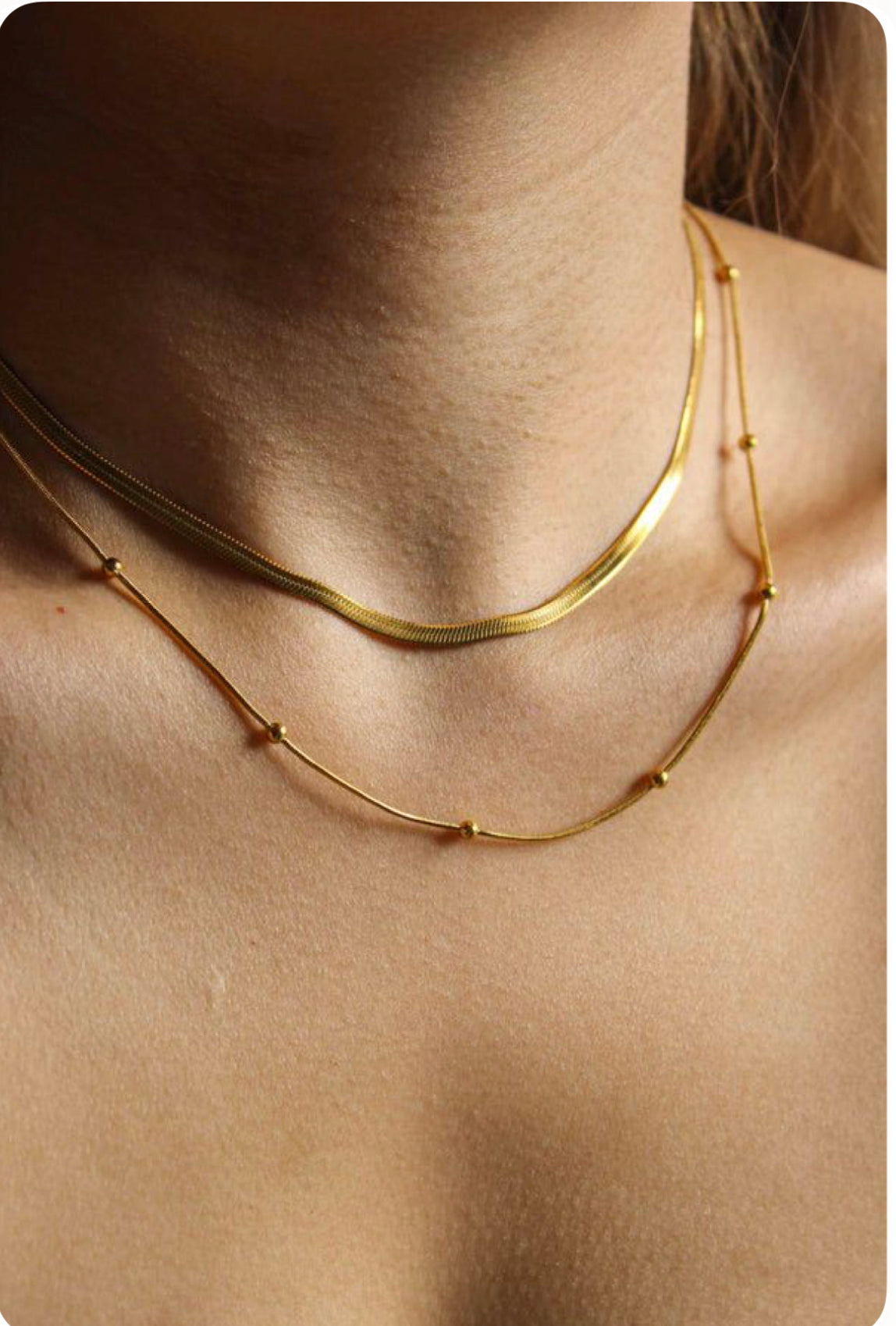 Two Layers Basic Necklace