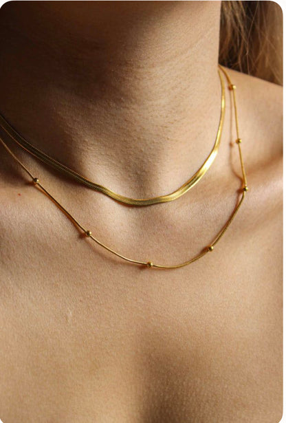 Two Layers Basic Necklace