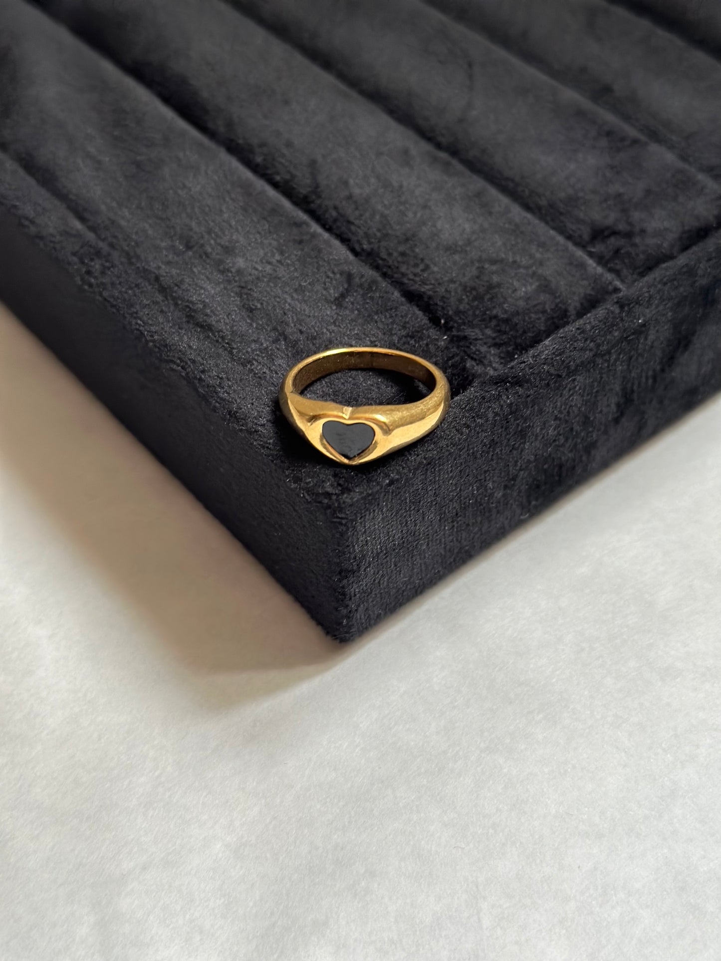 Black Heart Ring