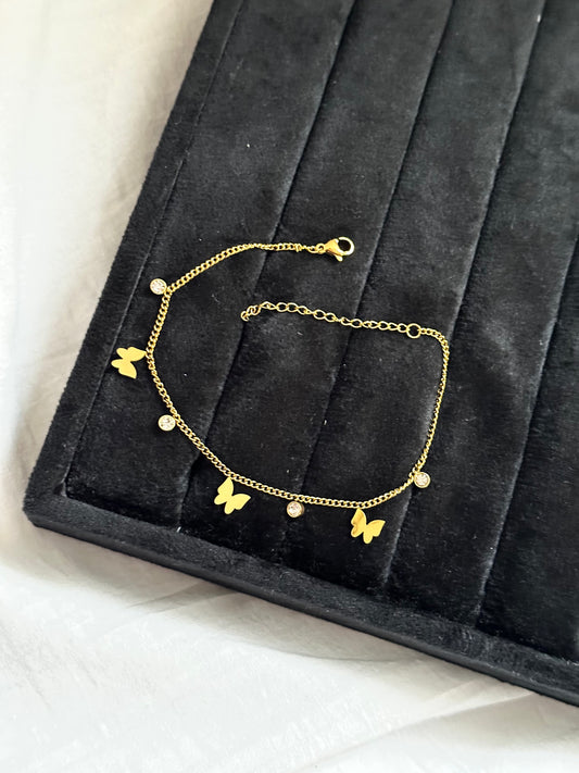Minimal Butterfly Bracelet