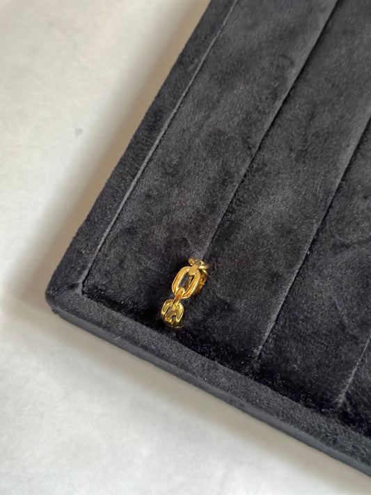 Link Chain Gold Ring