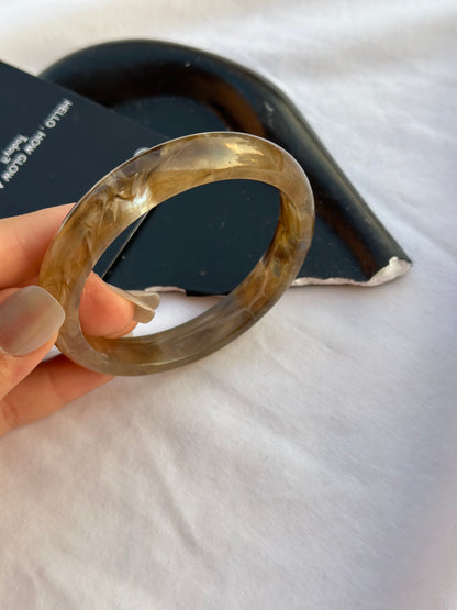 Acrylic Brownie Bangle Set