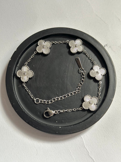 Silver Vancleef Bracelets