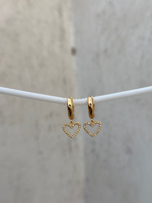 Heart Drop Hoop