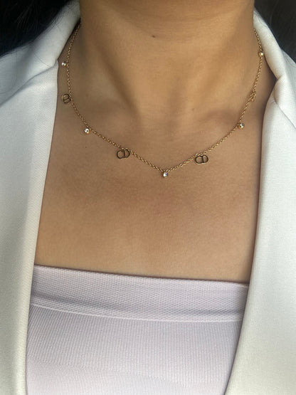 Minimal CD Necklace