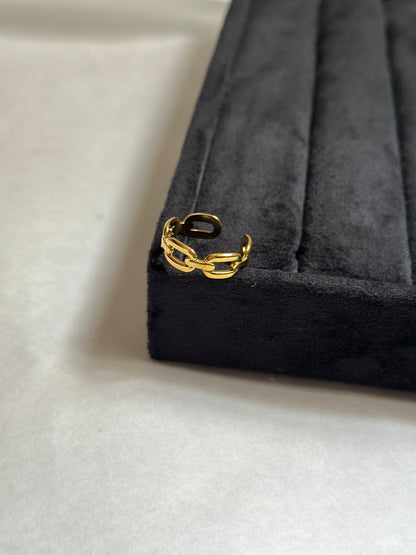 Link Chain Gold Ring