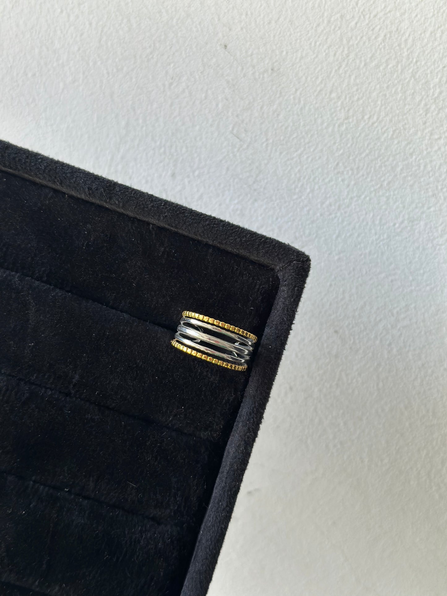 Lines Silver x Gold Ring