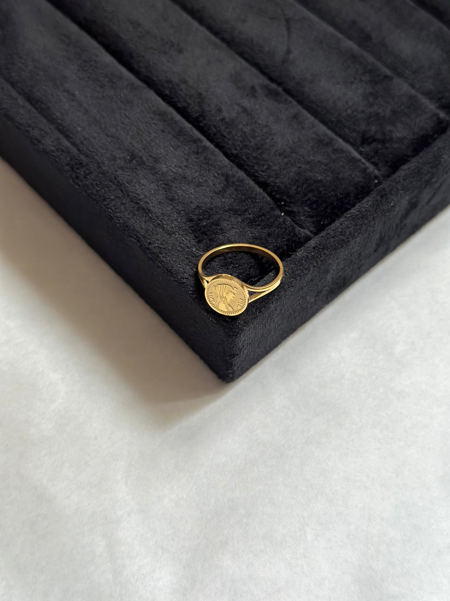 Coin Gold Ring