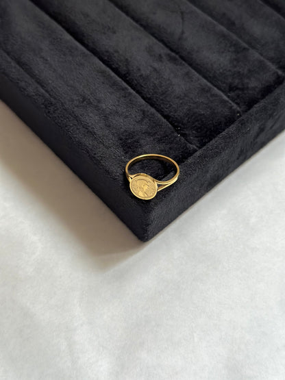 Coin Gold Ring