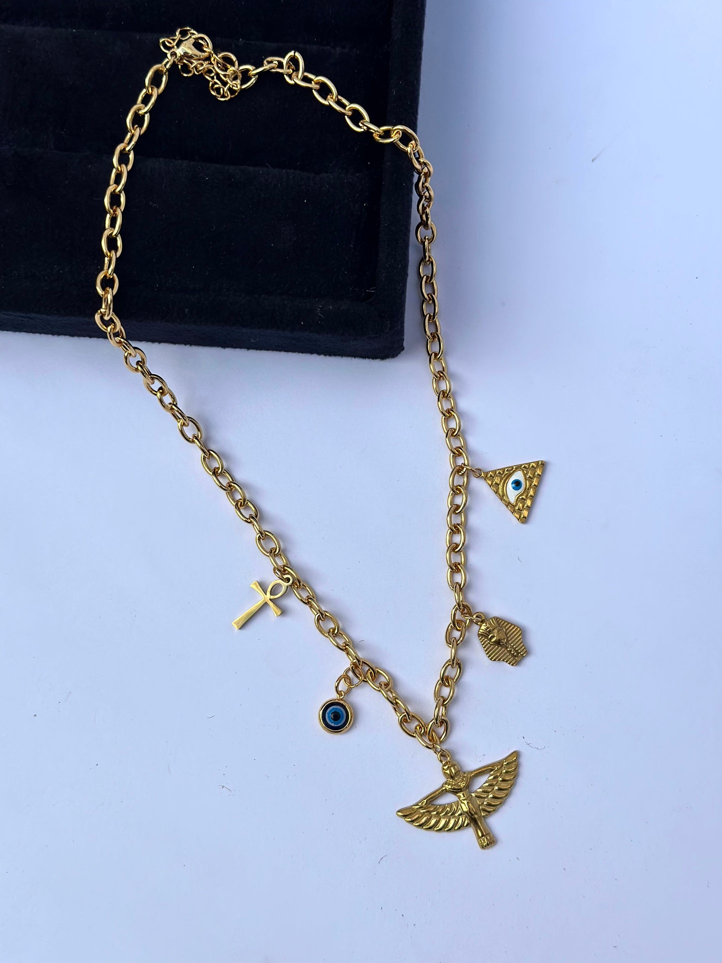 Pyramids Charms Necklace