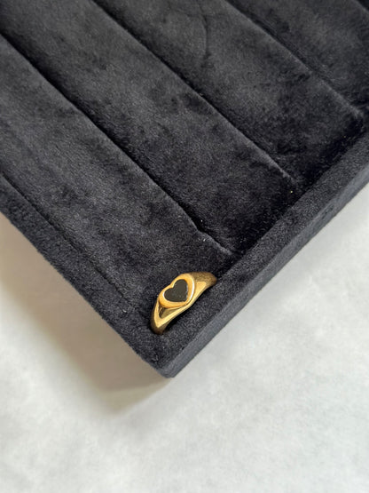 Black Heart Ring