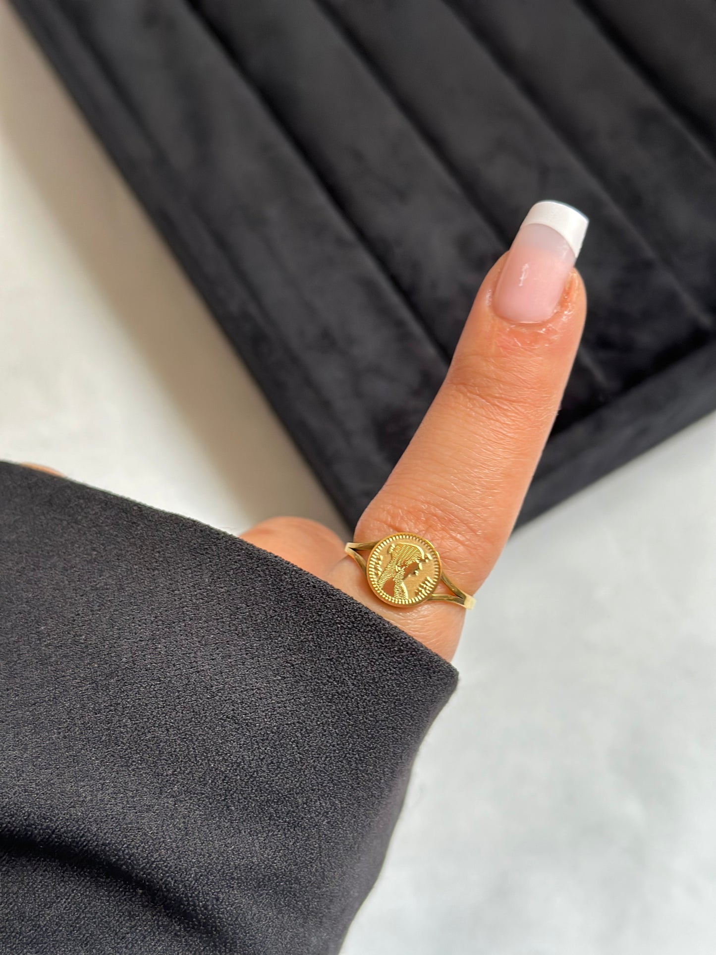 Coin Gold Ring