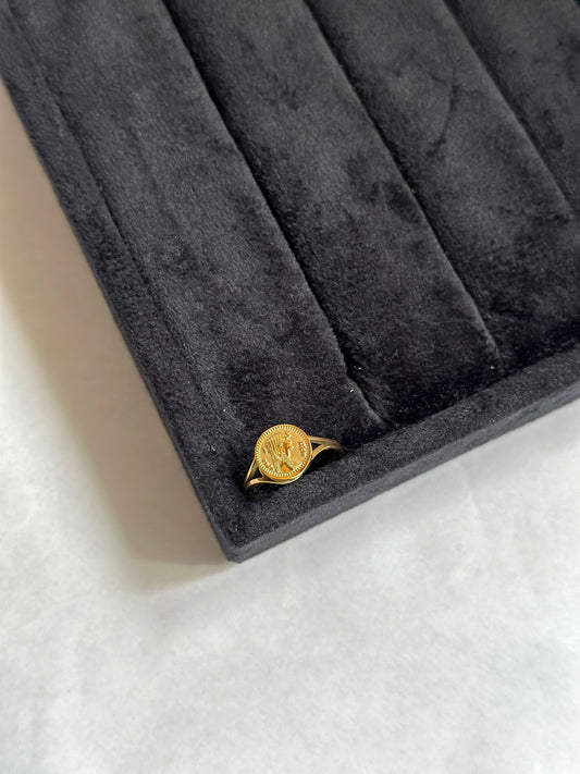 Coin Gold Ring