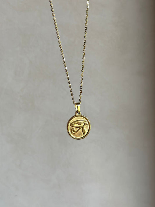 Eye Of Hours Circle Necklace