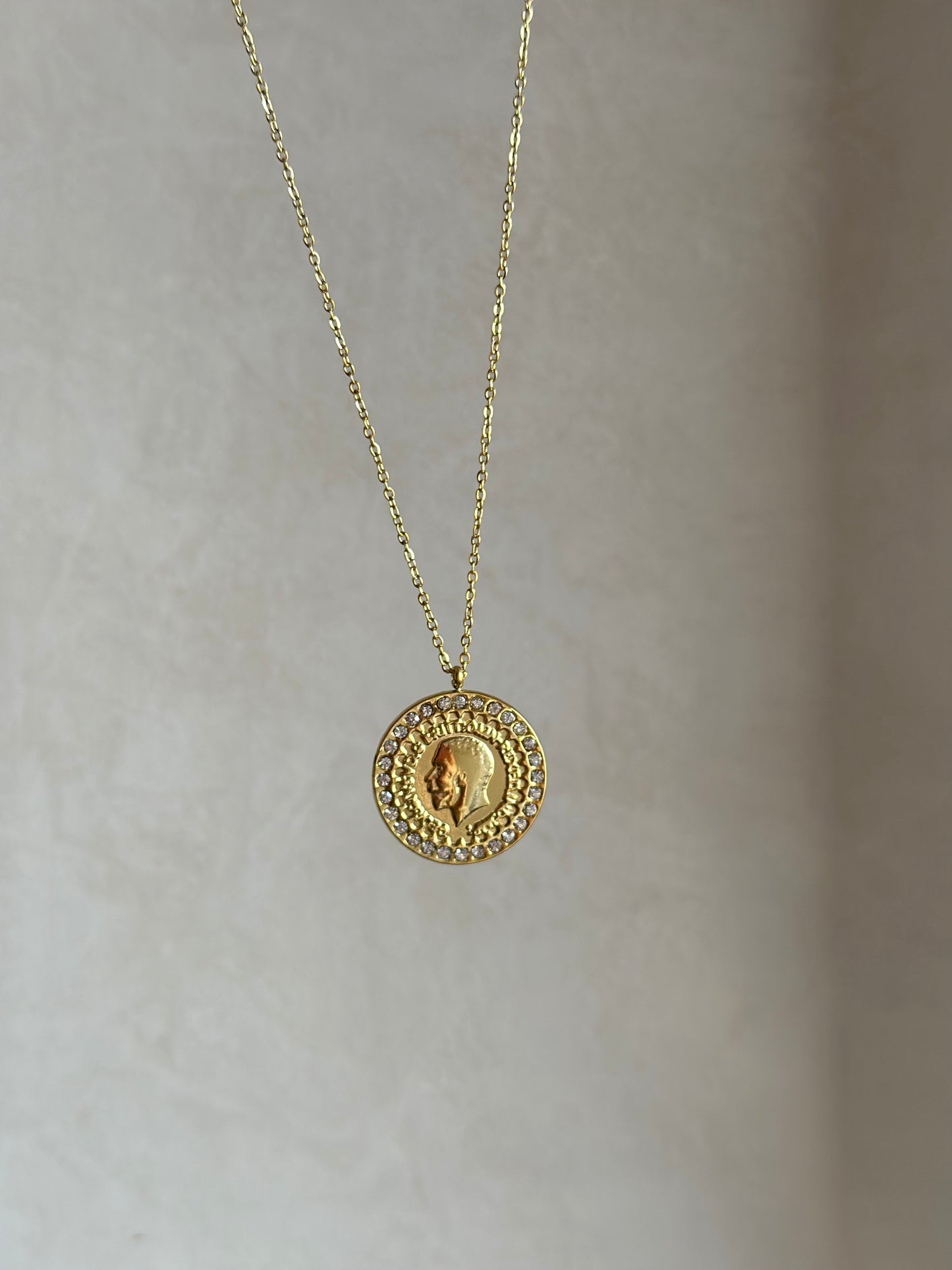 Sparkle coin Necklace