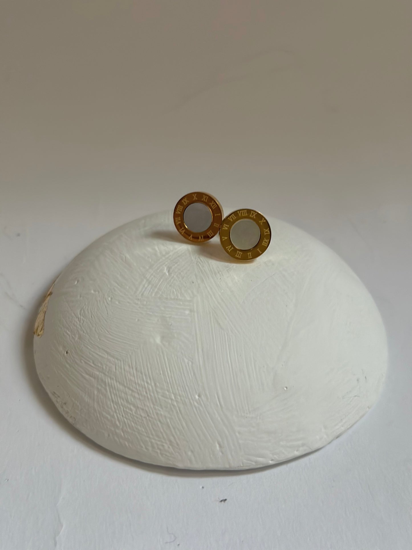 White Bavlgari Earrings