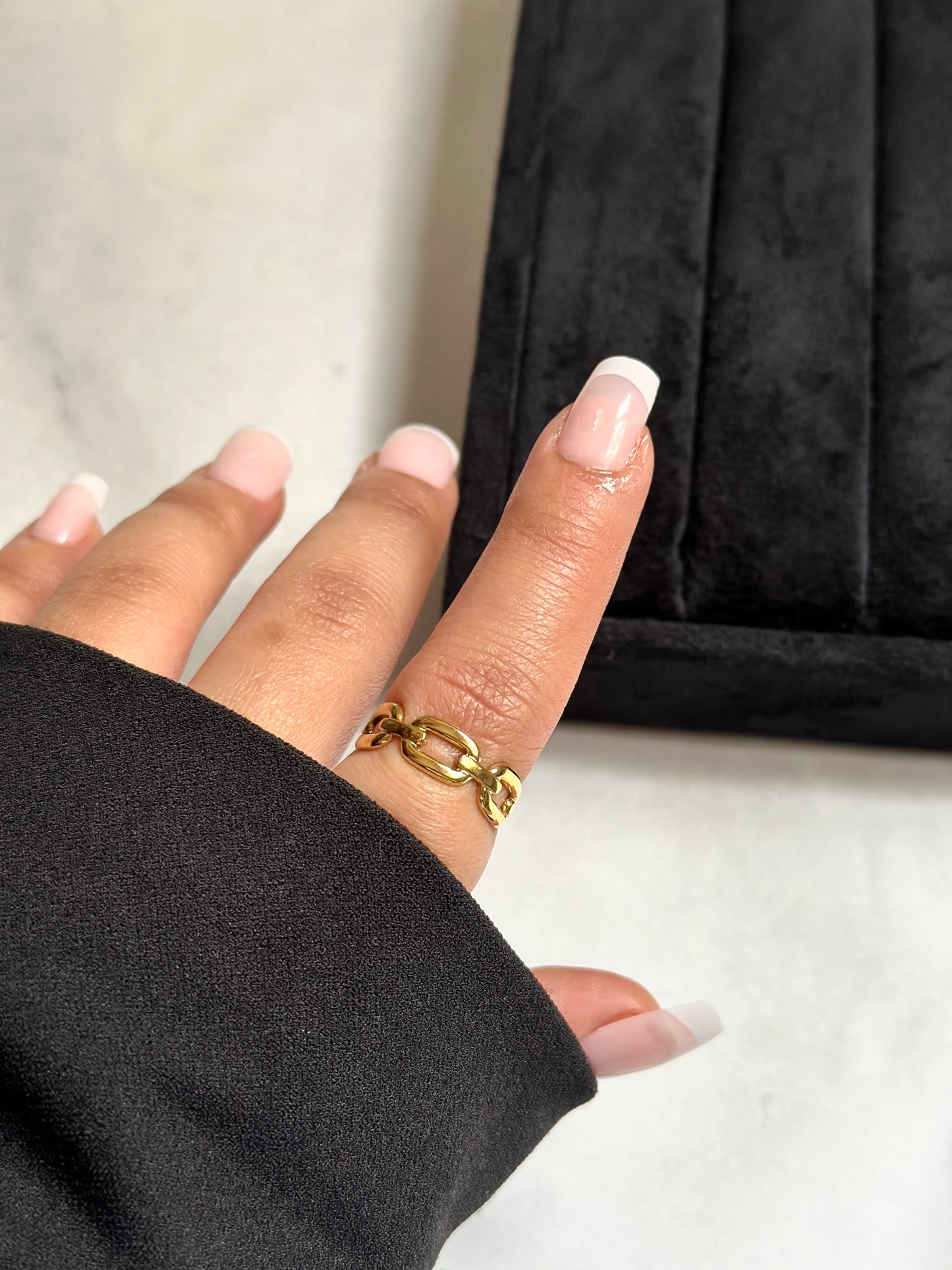 Link Chain Gold Ring