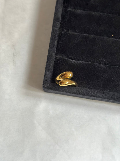 Water Drop Gold Ring