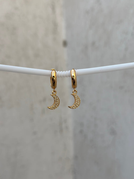 Moon Drop Hoop