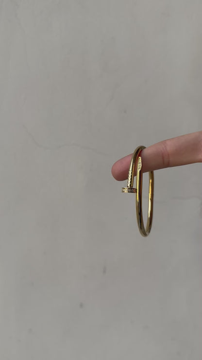 Nail Zircon Bracelet